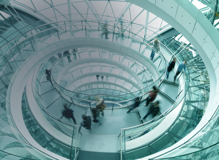 Spiral Staircase Photo Taken from above