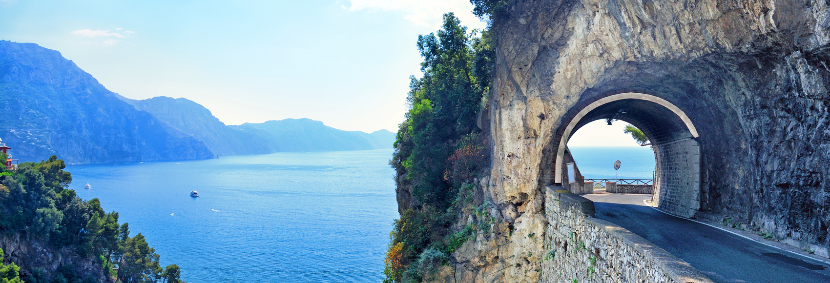 Road on the Amalfi Coast, Italy